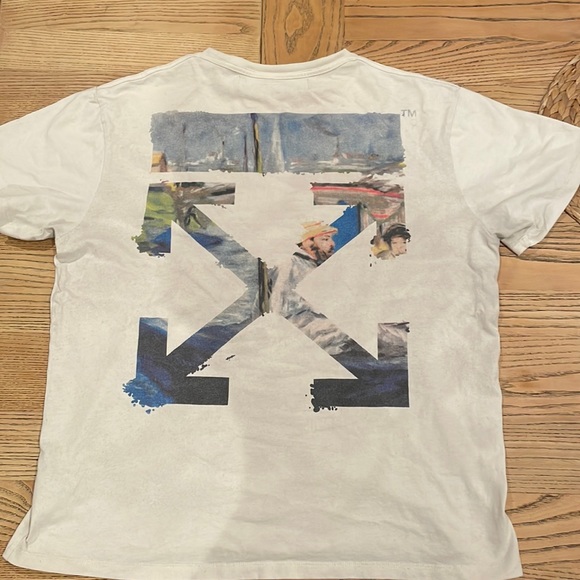 Off White 2019 "Oil Painting" Tee - Picture 2 of 5